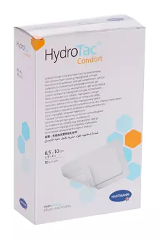 Повязка HydroTac comfort самокл гидроактивная губчатая 6,5 х10 см, 10 шт