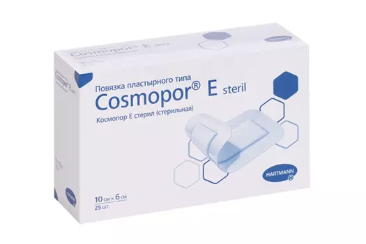 Повязка Космопор Е 10х6 см, 25 шт