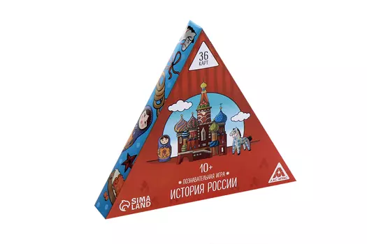 Познавательная игра ЛАС ИГРАС «История России», 36 карт, 10+
