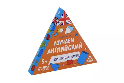 Познавательная игра ЛАС ИГРАС «Изучаем английский. Color, shapes and numbers», 36 карточек, 5+