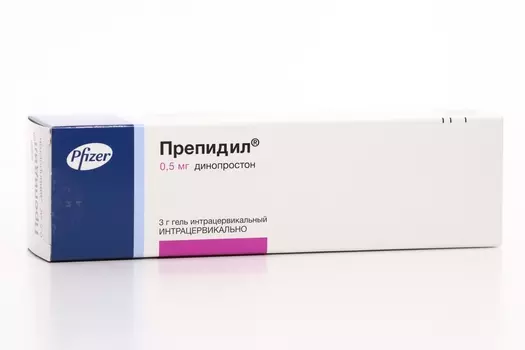 Препидил 0,5 мг, 3 г, гель для интрацервикального введения