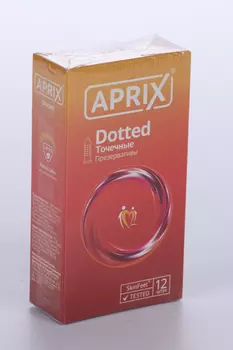 Презервативы Априкс точечные, 12 шт