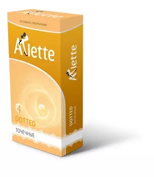 Презервативы Arlette Dotted Точечные, 12 шт