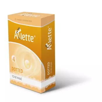 Презервативы Arlette Dotted Точечные, 6 шт