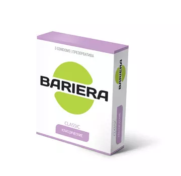 Презервативы Bariera Classic Классические, 3 шт