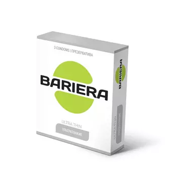 Презервативы Bariera Ultra Thin Ультратонкие, 3 шт
