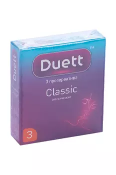 Презервативы Duett Classic, 3 шт
