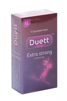 Презервативы Duett Extra Strong, 12 шт