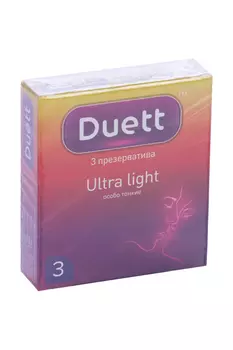 Презервативы Duett Ultra light, 3 шт