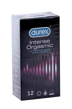 Презервативы Дюрекс Интенс Оргазмик, 12 шт
