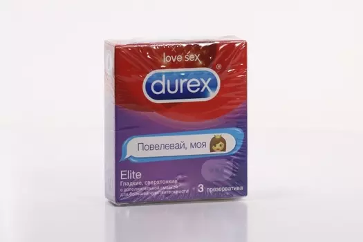 Презервативы Дюрекс Элит Эмоджи, 3 шт