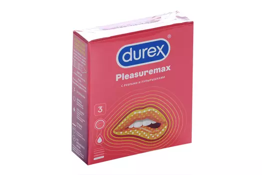 Презервативы Дюрекс плежамакс, 3 шт