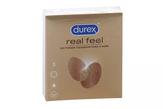 Презервативы Дюрекс Реал Фил, 3 шт