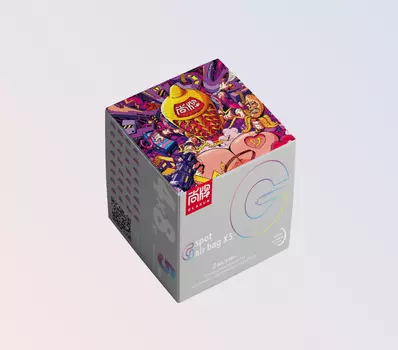 Презервативы Elasun G-spot Air Bag X5 особо тонкие с пупырышками - 2 шт