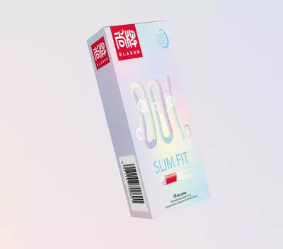 Презервативы Elasun «Slim fit» Ультратонкие - 10 штук