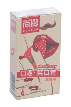 Презервативы Elasun Strawberry, 10 шт