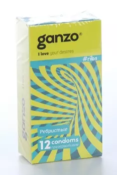 Презервативы Ганзо Ребристые, 12 шт