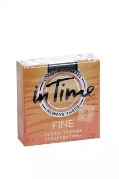 Презервативы Ин Тайм особо тонкие, 3 шт