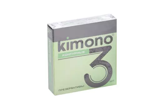 Презервативы Kimono Контурные, 3 шт