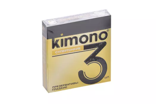 Презервативы Kimono супертонкие, 3 шт