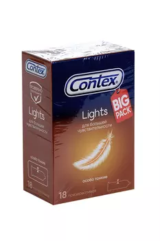 Презервативы Контекс Лайтс, 18 шт