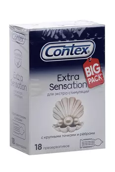 Презервативы Контекс Экстра Сенсейшен, 18 шт