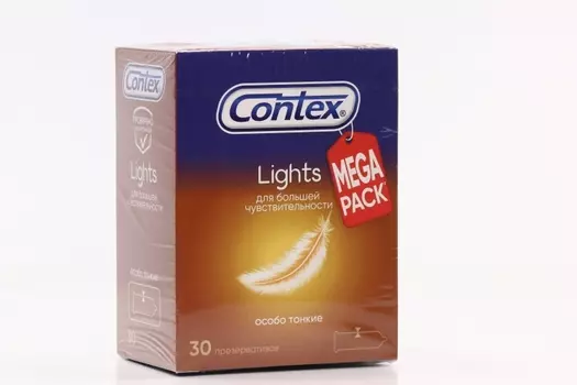 Презервативы Контекс лайтс, 30 шт