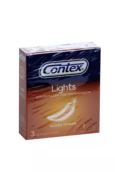 Презервативы Контекс лайтс, 3 шт