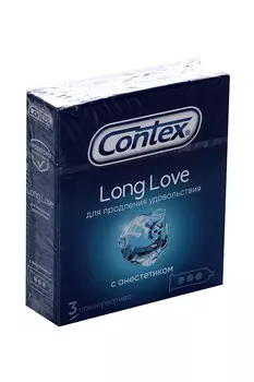 Презервативы Контекс лонг лав, 3 шт
