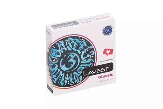 Презервативы Lavest Classic, 3 шт