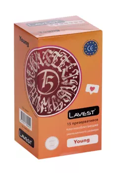 Презервативы Lavest Уменьшенного размера, 15 шт