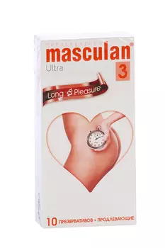 Презервативы Masculan 3 Ultra, 10 шт