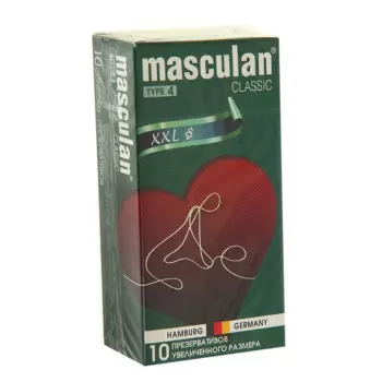 Презервативы Masculan 4 classic увеличенный размер роз, 10 шт