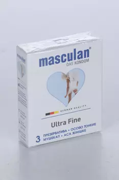 Презервативы Masculan DAS KONDOM Ultra Fine, 3 шт