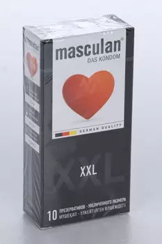 Презервативы Masculan DAS KONDOM XXL увеличенный размер, 10 шт
