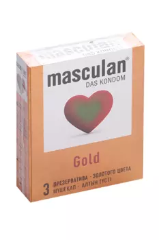 Презервативы Masculan Gold, 3 шт