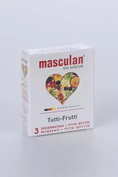 Презервативы Masculan Tutti-Frutti, 3 шт