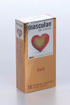Презервативы Masculan золотистые, 10 шт