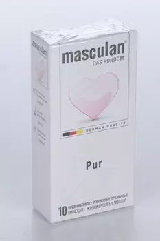 Презервативы Маскулан Pur утонченные прозрачные, 10 шт