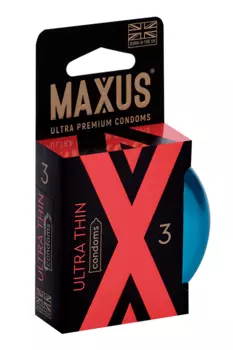 Презервативы Максус Ультратонкие Премиум, 3 шт