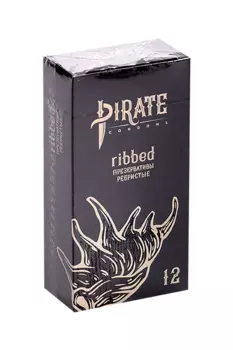 Презервативы Пират ребристые, 12 шт