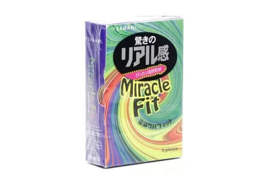 Презервативы Sagami Miracle Fit супероблегающие латекс, 5 шт