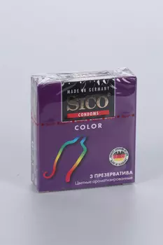 Презервативы Сико колор, 3 шт
