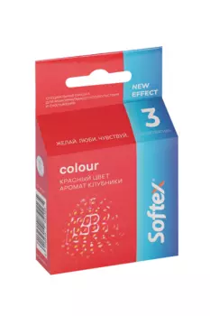 Презервативы Softex Colour, 3 шт