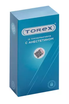 Презервативы Торекс с анестетиком, 12 шт