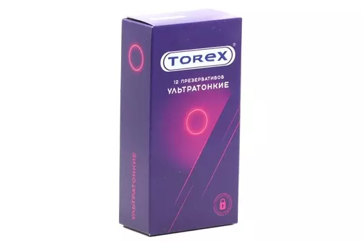 Презервативы Торекс ультратонкие, 12 шт