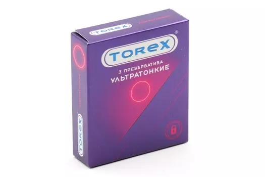 Презервативы Торекс ультратонкие, 3 шт
