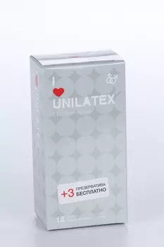 Презервативы Unilatex Dotted текстурированные с точечной поверхностью, 15 шт