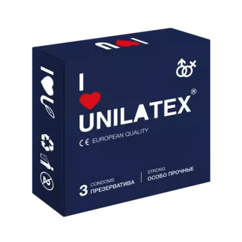 Презервативы Unilatex Extra Strong, 3 шт.