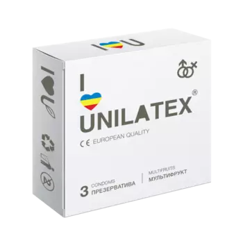 Презервативы Unilatex Multifruits, 3 шт.